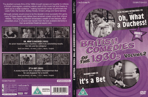DVD Cover for Oh, What A Duchess!